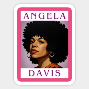 Angela Davis Sticker